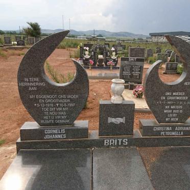 BRITS Cornelis Johannes 1916-1997 &amp; Christina Adriana Petronella 1923-20??