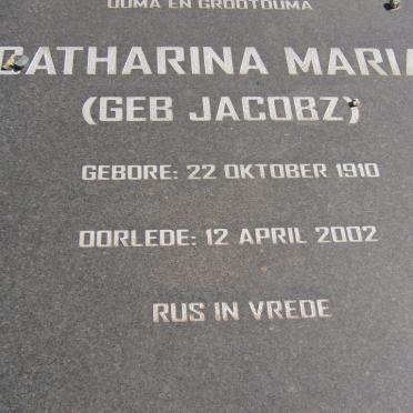 BOTHA Ernst Jacobus 1908-1982 & Catharina Maria JACOBZ 1910-2002 _2