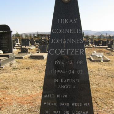 COETZER Lukas Cornelis Johannes 1967-1994