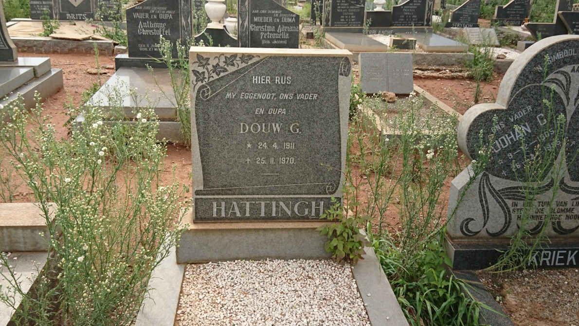 HATTINGH Douw G. 1911-1970