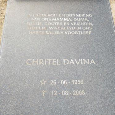 KRIEK Chritel Davina 1956-2008