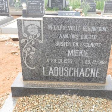 LABUSCHAGNE Miekie 1955-1989