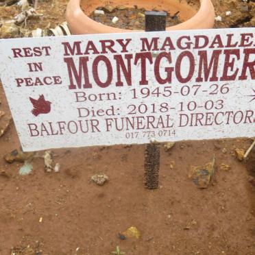 MONTGOMERY Mary Magdalene 1945-2018