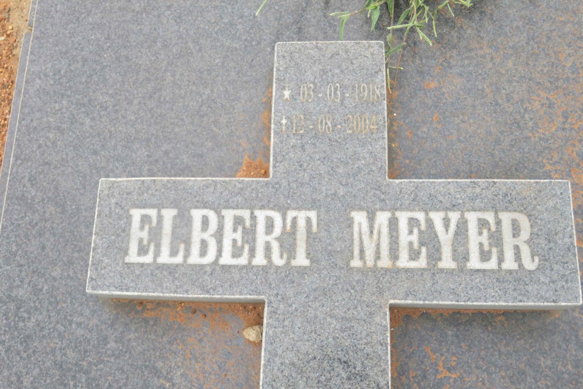 MEYER Elbert 1918-2004
