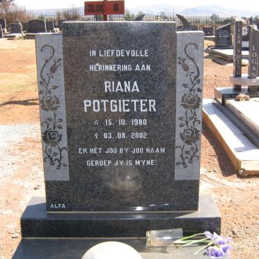 POTGIETER Riana 1980-2002