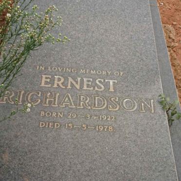 RICHARDSON Ernest 1922-1978