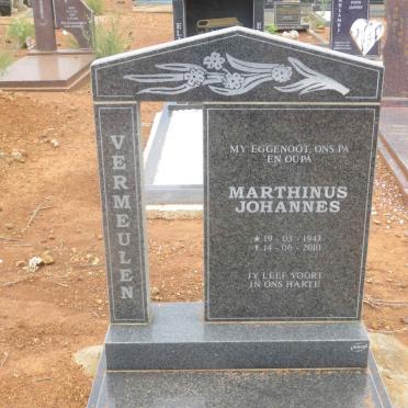 VERMEULEN Marthinus Johannes 1943-2010