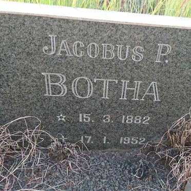 BOTHA Jacobus P. 1882-1952
