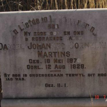 MARTINS Daniel Johannes Cornelius 1870-1928