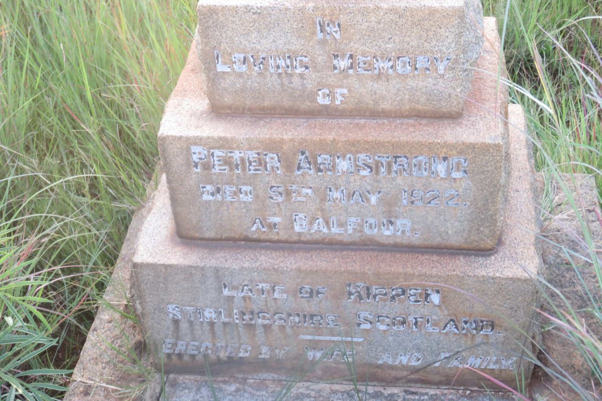 ARMSTRONG Peter -1922