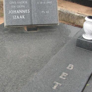 BETTE Johannes Izaak 1915-1990
