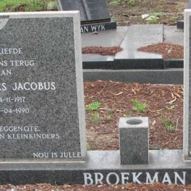BROEKMAN Johannes Jacobus 1917-1990 &amp; Henriëtha Wilhelmina 1919-2003