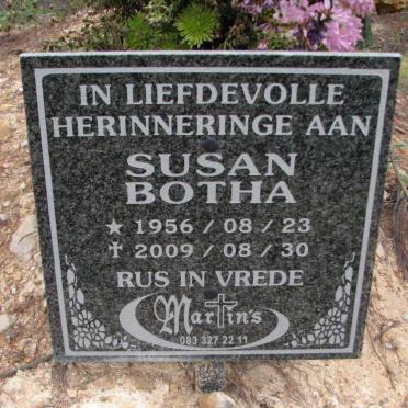 BOTHA Susan 1956-2009