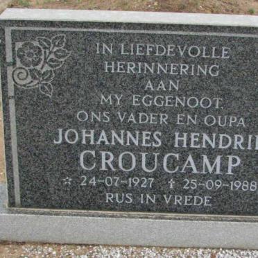 CROUCAMP Johannes Hendrik 1927-1988