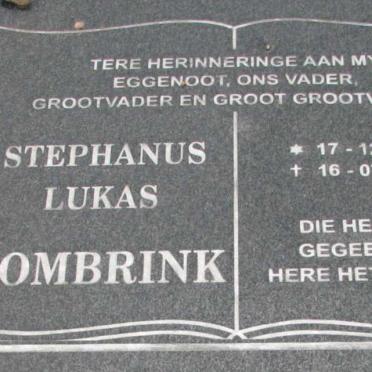 COMBRINK Stephanus Lukas 1932-2003