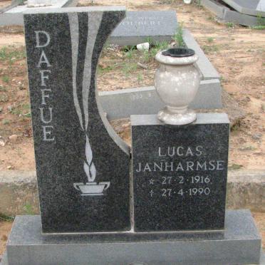 DAFFUE Lucas Janharmse 1916-1990