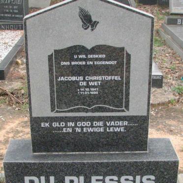 PLESSIS Jacobus Christoffel de Wet, du 1947-1995