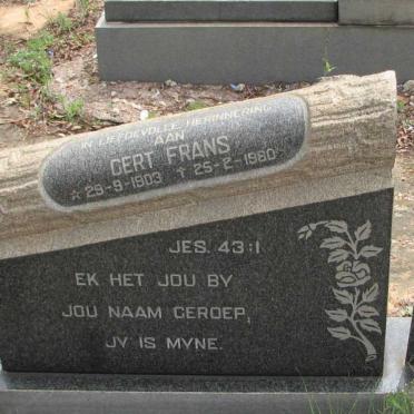 STRIJDOM Gert Frans 1903-1980