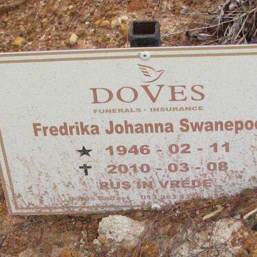 SWANEPOEL Fredrika Johanna 1946-2010