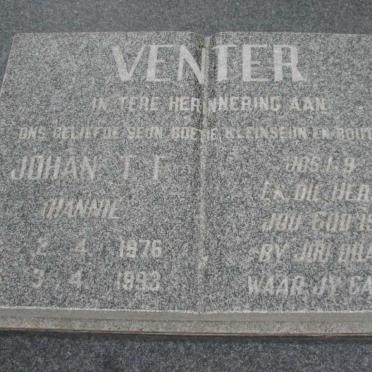 VENTER Johan T.F. 1976-1993