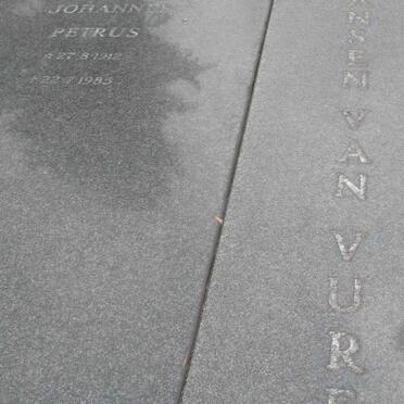 VUREN Johannes Petrus, Jansen van 1912-1985 &amp; Elizabeth Jacoba 1918-2005