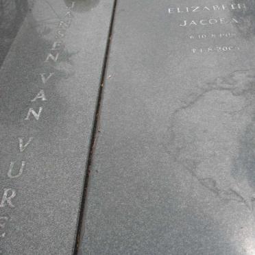 VUREN Johannes Petrus, Jansen van 1912-1985 &amp; Elizabeth Jacoba 1918-2005 
