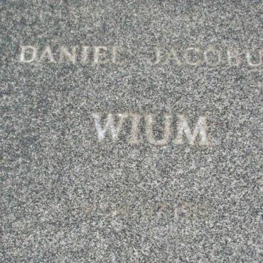 WIUM Daniel Jacobus