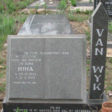 WYK Rina, van 1933-1999