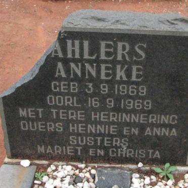 AHLERS Anneke 1969-1969