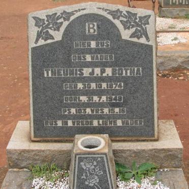 BOTHA Theunis J.P. 1874-1948