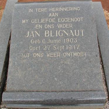 BLIGNAUT Jan 1903-1947