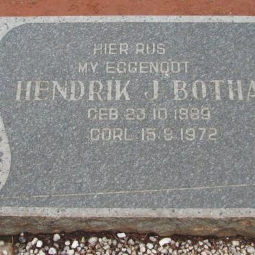BOTHA Hendrik J. 1889-1972