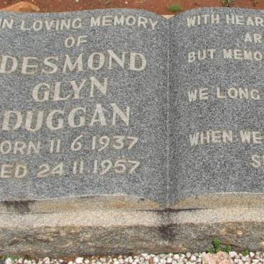 DUGGAN Desmond Glyn 1937-1957
