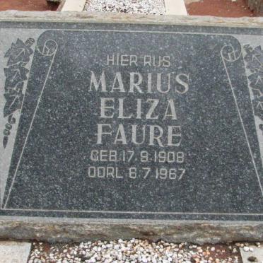 FAURE Marius Eliza 1908-1967