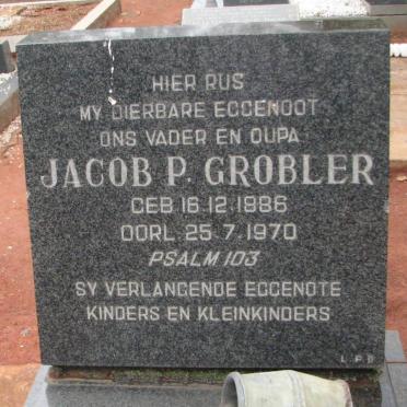 GROBLER Jacob P. 1886-1970