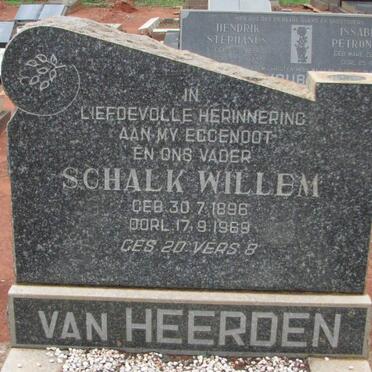 HEERDEN Schalk Willem, van 1896-1969