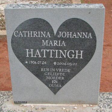 HATTINGH Cathrina Johanna Maria 1906-2004