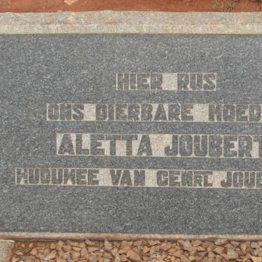 JOUBERT Aletta