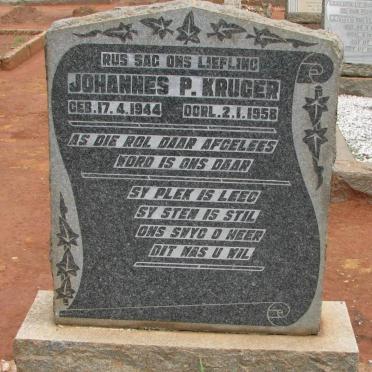 KRUGER Johannes P. 1944-1958
