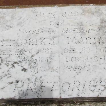 PRETORIUS Hendrik J. 1867-1947 &amp; Maria E. 1866-1951