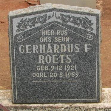 ROETS Gerhardus F. 1921-1959