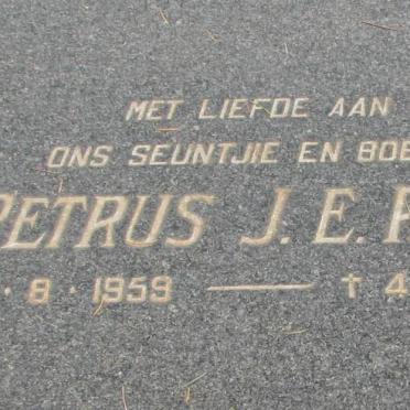 ROOS Petrus J.E. 1959-1959