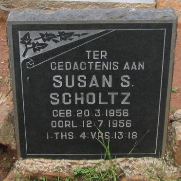 SCHOLTZ Susan S. 1956-1956