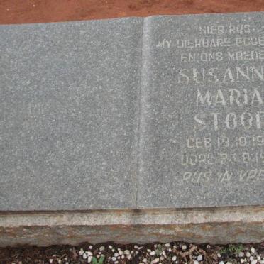 STOOP Susanna Maria 1901-1972