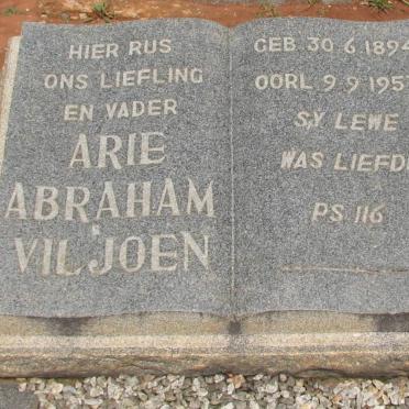 VILJOEN Arie Abraham 1894-1957