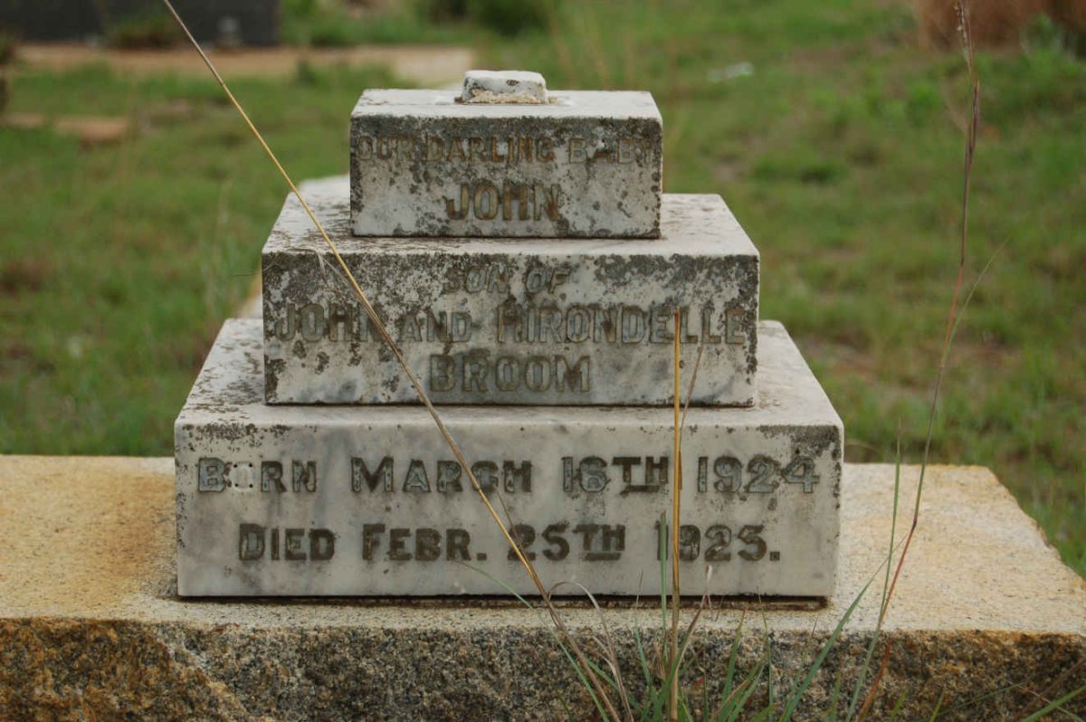 BROOM John 1924-1925