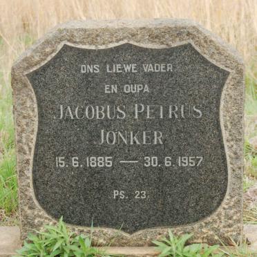 JONKER Jacobus Petrus 1885-1957