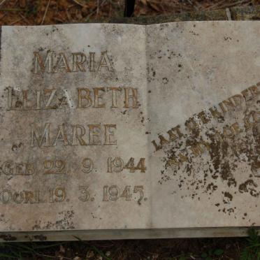 MAREE Maria Elizabeth 1944-1945