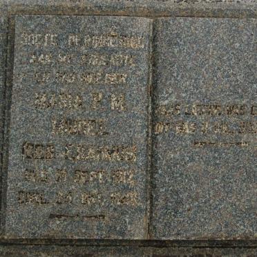 MIDDEL Maria P.M. nee ERASMUS 1912-194?