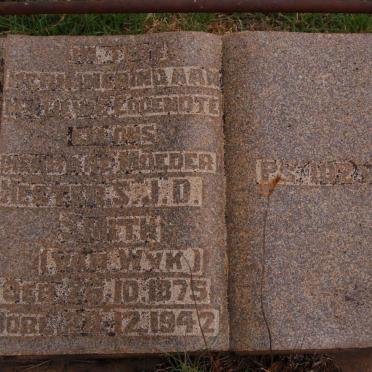 SMITH Hester S.J.D. nee VAN WYK 1875-1942